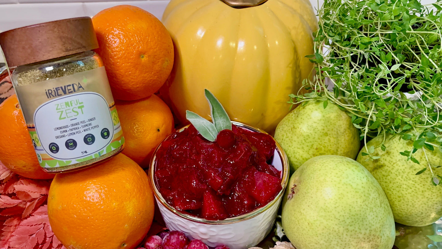 Cranberry Pear Chutney