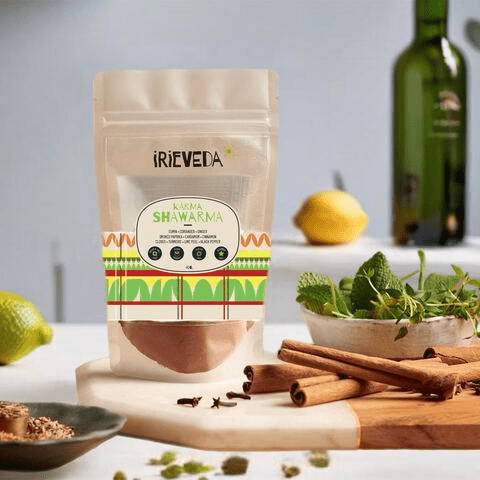 IrieVeda Spice Blends Pouch Refill (1/2 cup) Karma Shawarma fodmap ayurvedic
