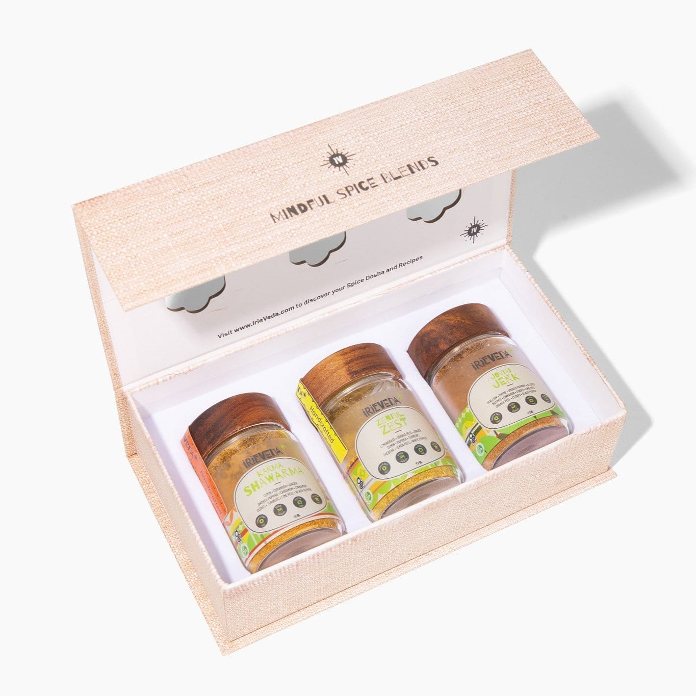 IrieVeda Spice Blends Zesty Blend Zest for Life Trio fodmap ayurvedic
