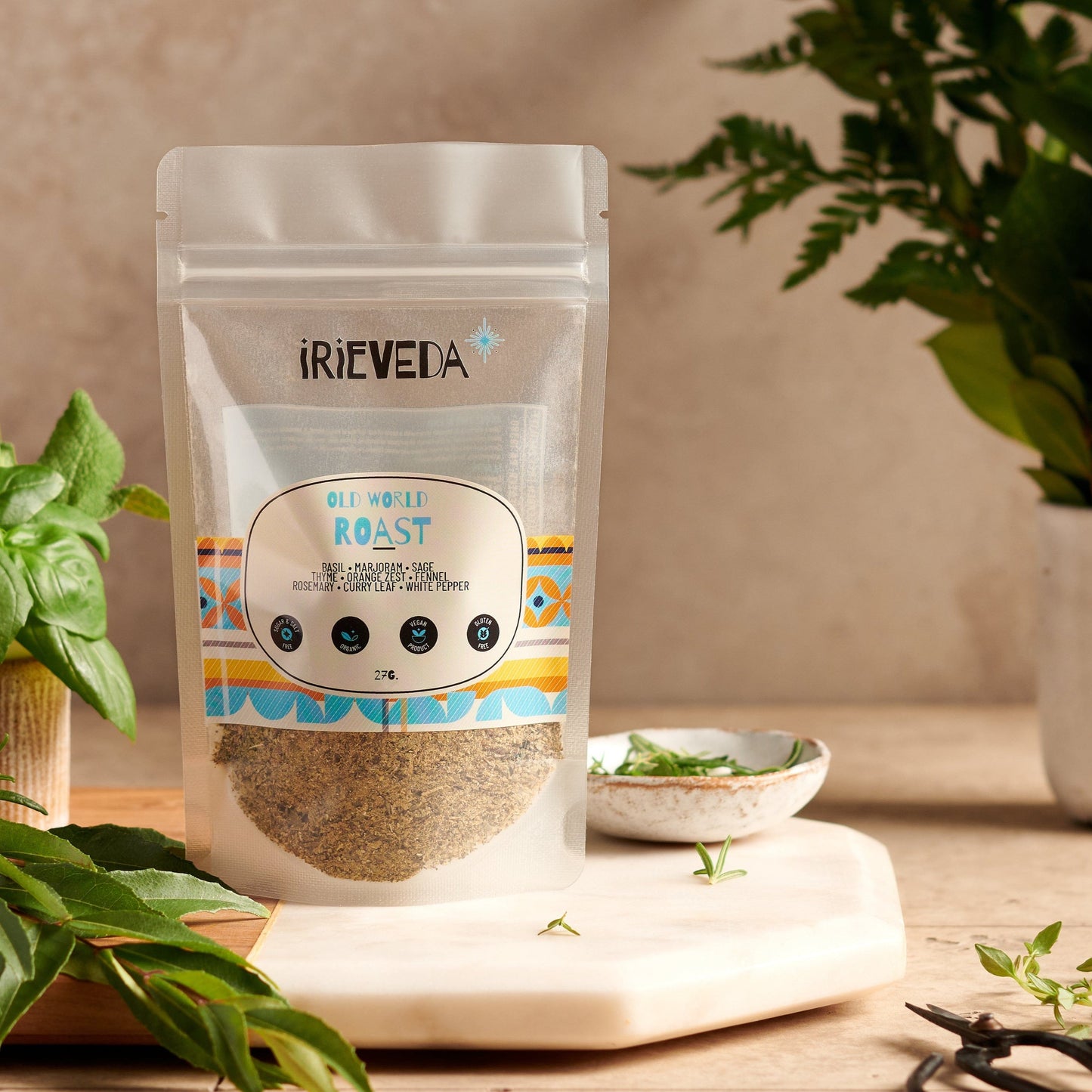 IrieVeda Spice Blends Pouch Refill (1/2 cup) Old World Roast fodmap ayurvedic