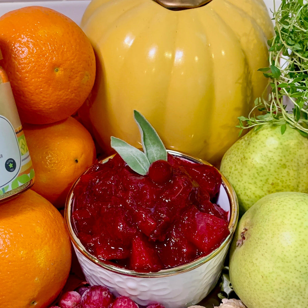 Cranberry Pear Chutney 