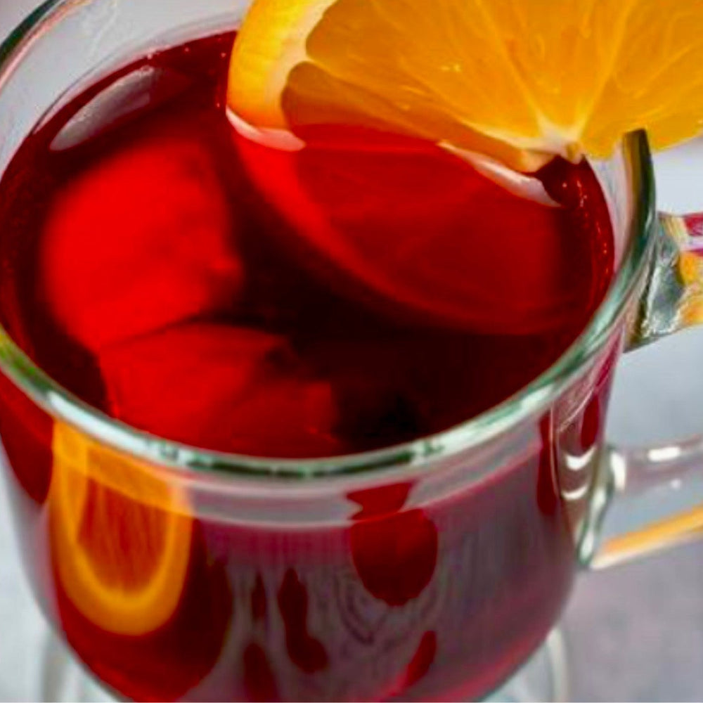Prana in a Glass – Ruby Red Revive Hibiscus Cooler