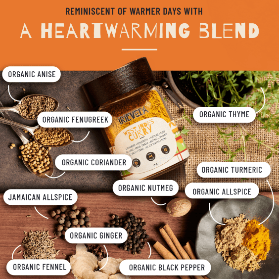 IrieVeda Spice Blends West Indies Curry fodmap ayurvedic