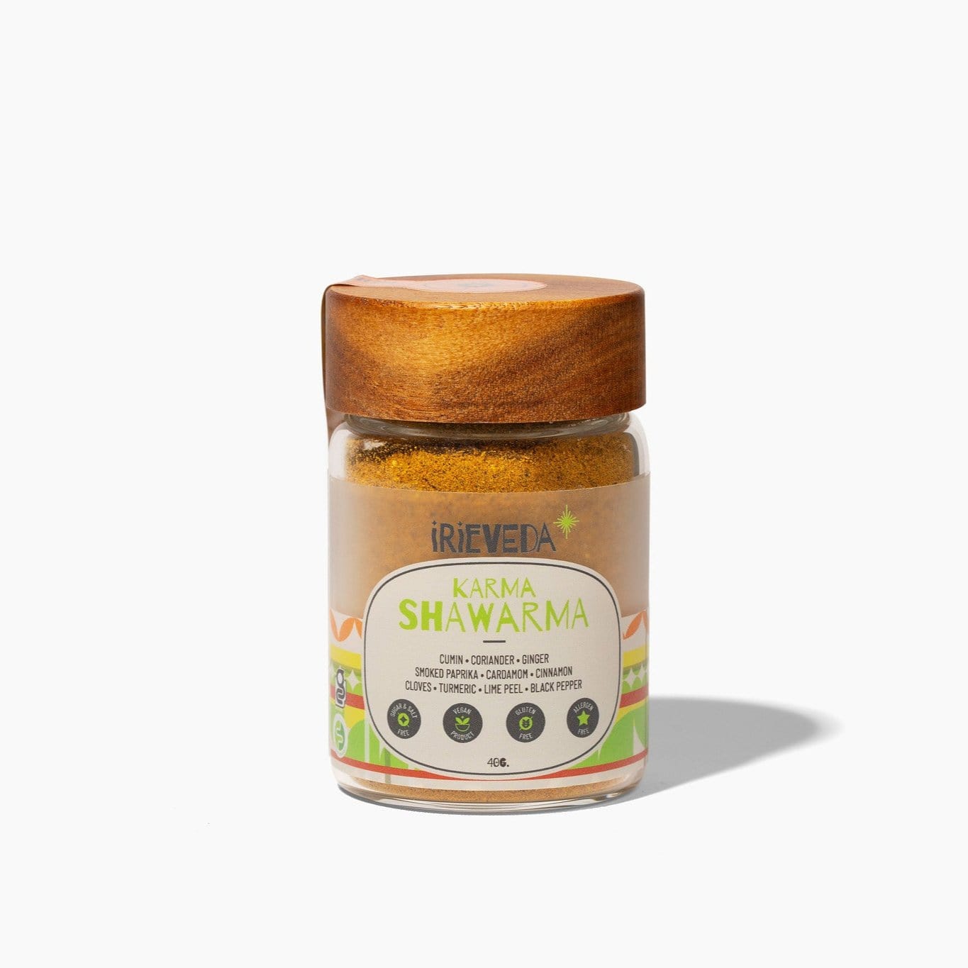 IrieVeda Spice Blends Zesty Blend Karma Shawarma low fodmap ayurvedic gluten allergen free